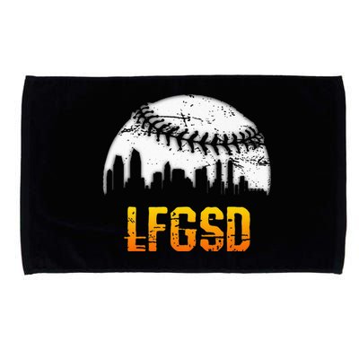 LFGSD San Diego Skyline Baseball Microfiber Hand Towel