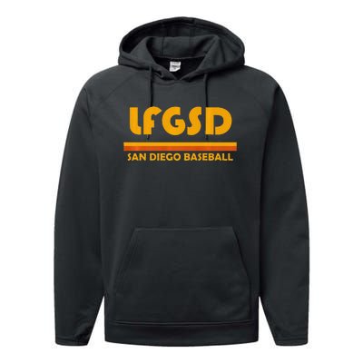 LFGSD San Diego Baseball Performance Fleece Hoodie