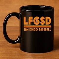 LFGSD San Diego Baseball 11oz C Handle Ceramic Mug