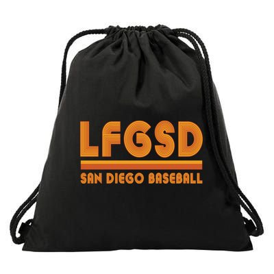 LFGSD San Diego Baseball Drawstring Bag