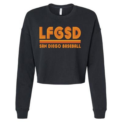 LFGSD San Diego Baseball Cropped Pullover Crew