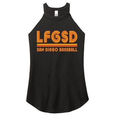 LFGSD San Diego Baseball Women's Perfect Tri Rocker Tank