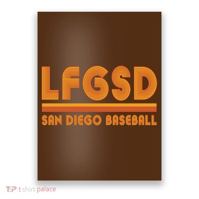 LFGSD San Diego Baseball Poster