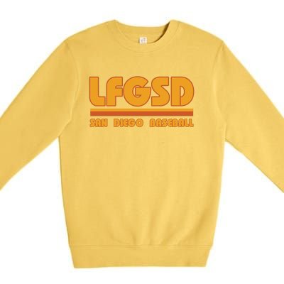 LFGSD San Diego Baseball Premium Crewneck Sweatshirt