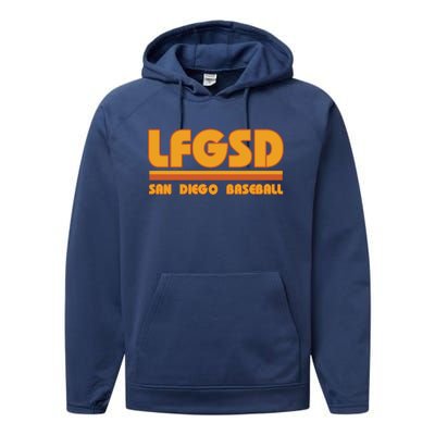 LFGSD San Diego Baseball Performance Fleece Hoodie