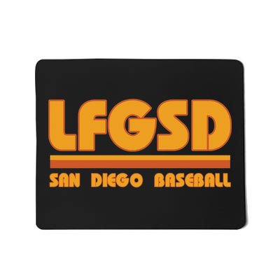 LFGSD San Diego Baseball Mousepad