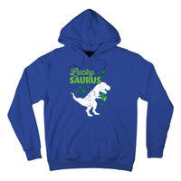 Lucky Saurus Dinosaur Tgiftrex For St Patricks Day Funny Gift Hoodie