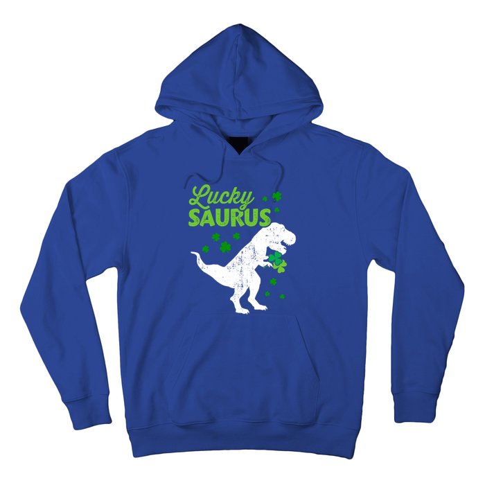 Lucky Saurus Dinosaur Tgiftrex For St Patricks Day Funny Gift Hoodie