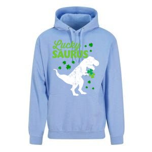 Lucky Saurus Dinosaur Tgiftrex For St Patricks Day Funny Gift Unisex Surf Hoodie