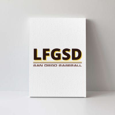 LFGSD San Diego Baseball Supporters Canvas