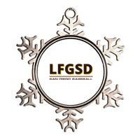 LFGSD San Diego Baseball Supporters Metallic Star Ornament