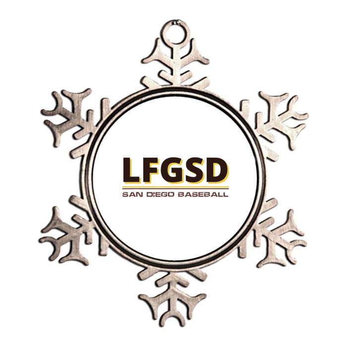 LFGSD San Diego Baseball Supporters Metallic Star Ornament