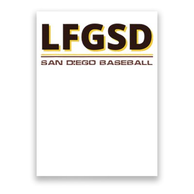 LFGSD San Diego Baseball Supporters Poster