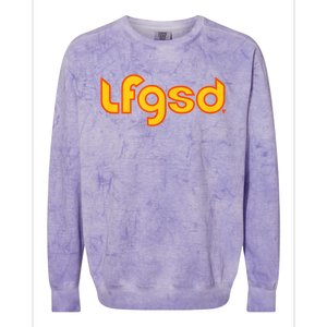 LFGSD San Diego Baseball Colorblast Crewneck Sweatshirt