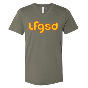 LFGSD San Diego Baseball V-Neck T-Shirt