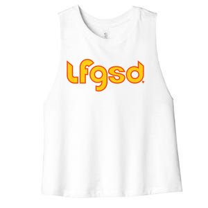 LFGSD San Diego Baseball Women's Racerback Cropped Tank