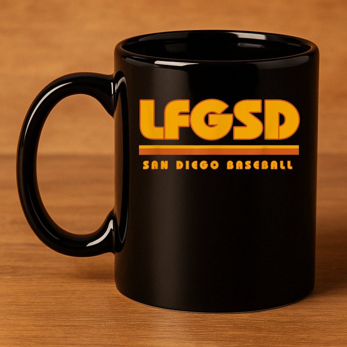 LFGSD San Diego Baseball 11oz C Handle Ceramic Mug