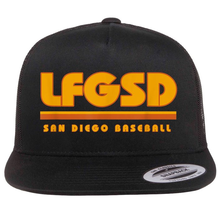 LFGSD San Diego Baseball Flat Bill Trucker Hat