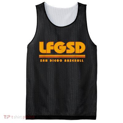LFGSD San Diego Baseball Mesh Reversible Basketball Jersey Tank