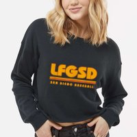 LFGSD San Diego Baseball Cropped Pullover Crew