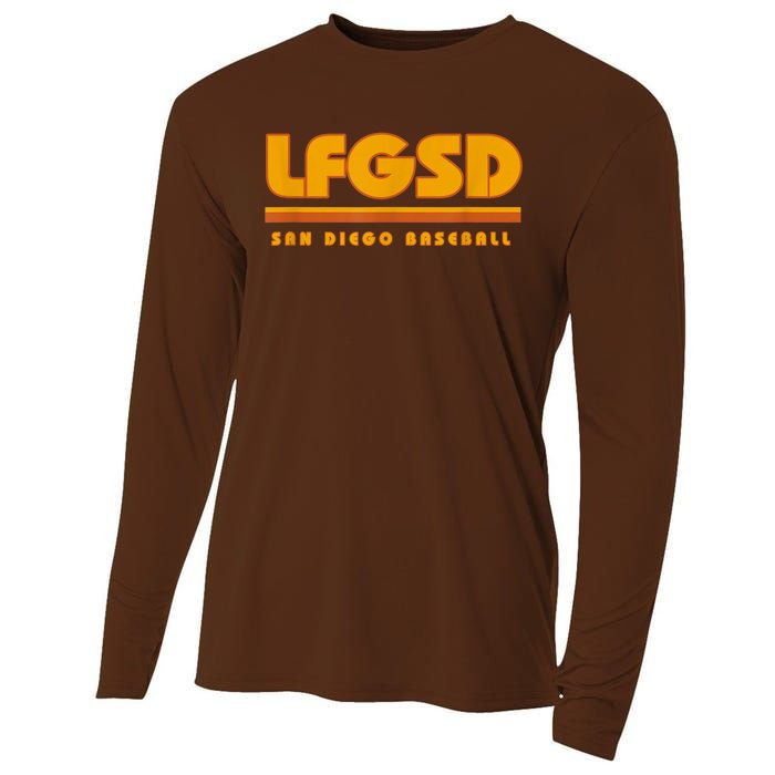 LFGSD San Diego Baseball Cooling Performance Long Sleeve Crew