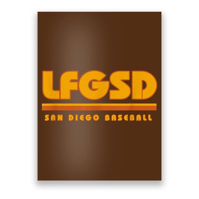 LFGSD San Diego Baseball Poster