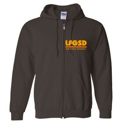 LFGSD San Diego Baseball Full Zip Hoodie