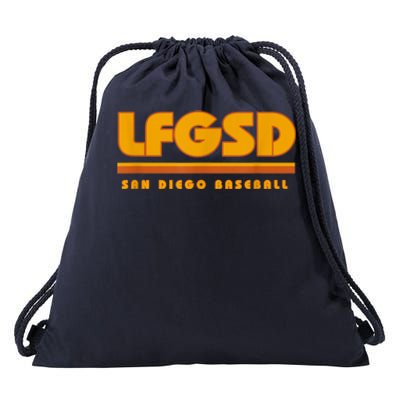 LFGSD San Diego Baseball Drawstring Bag