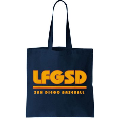 LFGSD San Diego Baseball Tote Bag