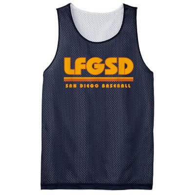 LFGSD San Diego Baseball Mesh Reversible Basketball Jersey Tank