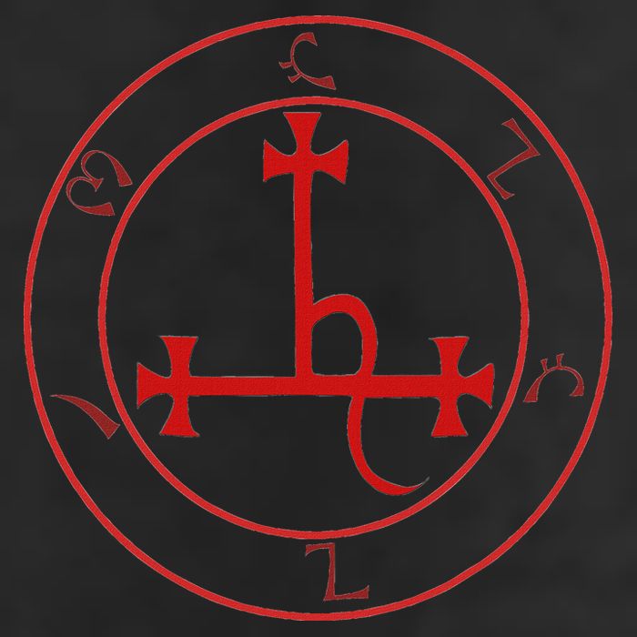Lilith Sigil Enochian Writing Magick Demon Occult Garment-Dyed Heavyweight T-Shirt