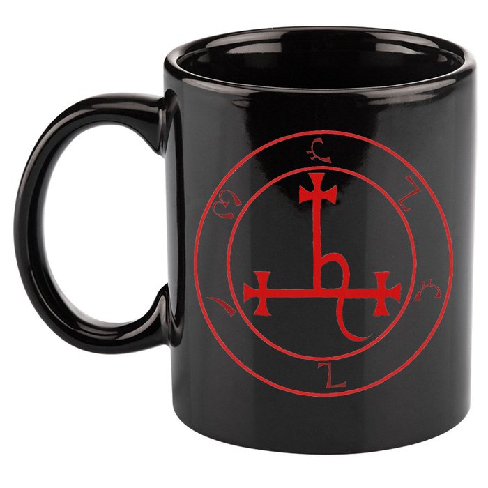 Lilith Sigil Enochian Writing Magick Demon Occult 11oz C Handle Ceramic Mug