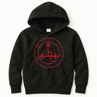 Lilith Sigil Enochian Writing Magick Demon Occult Kids Hoodie