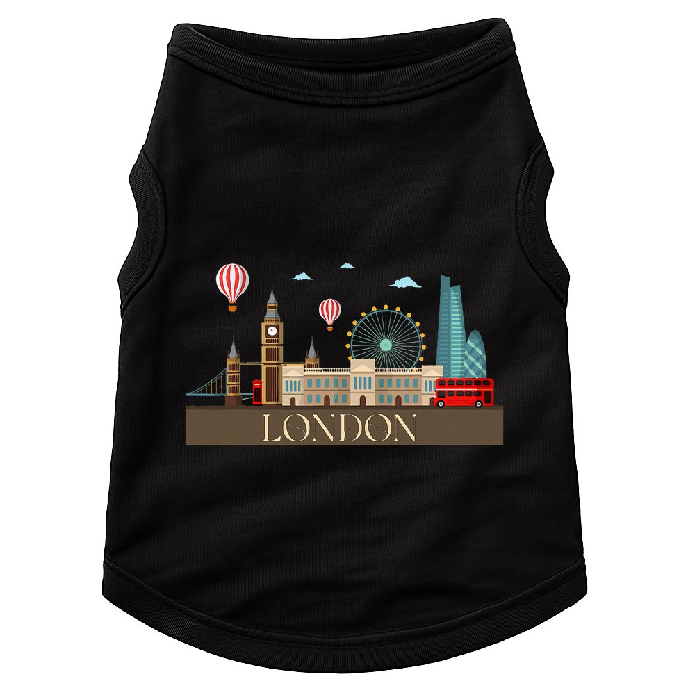 London Souvenir England Vintage City British Uk Doggie Tank