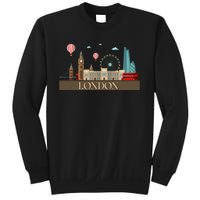 London Souvenir England Vintage City British Uk Sweatshirt