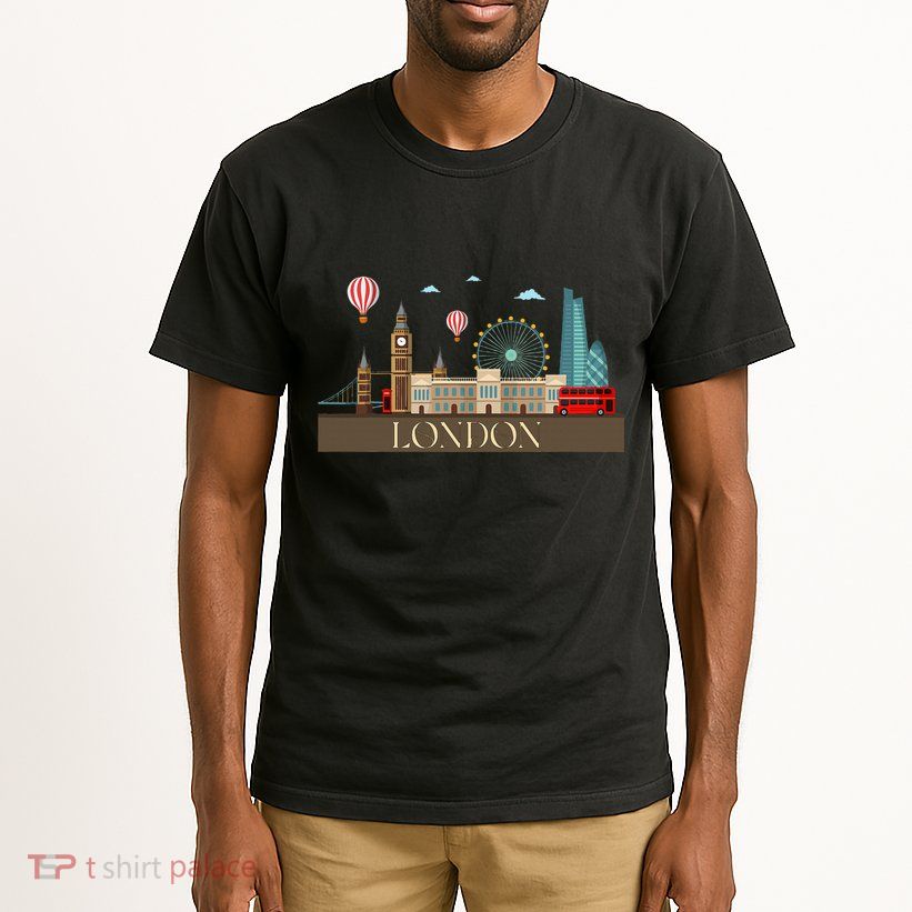 London Souvenir England Vintage City British Uk Tall T-Shirt