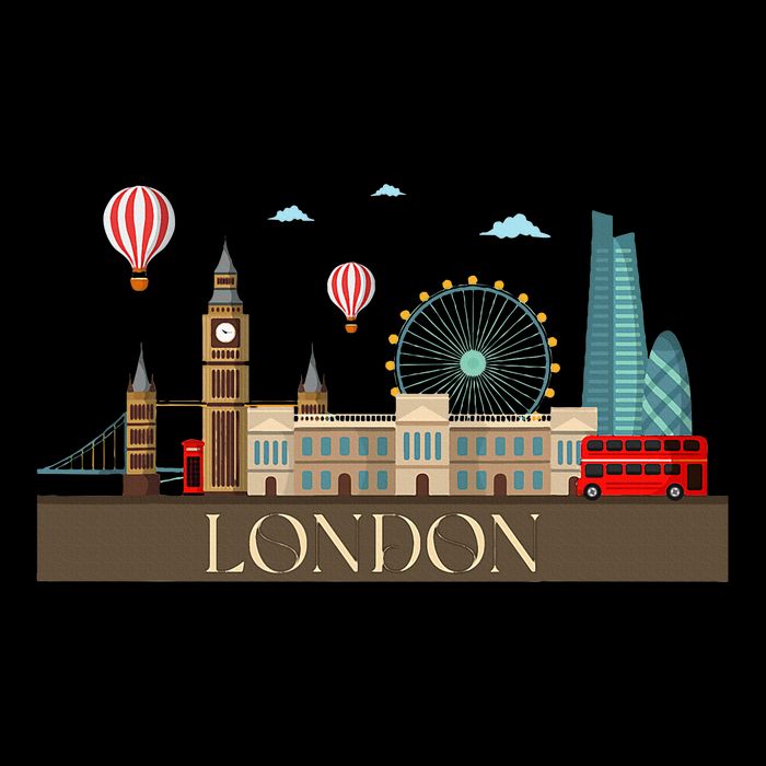 London Souvenir England Vintage City British Uk Button