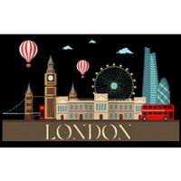 London Souvenir England Vintage City British Uk Bumper Sticker