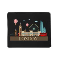 London Souvenir England Vintage City British Uk Mousepad