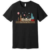 London Souvenir England Vintage City British Uk Premium T-Shirt