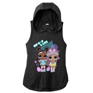 LOL Surprise Easter Hip Hop 4 Life Ladies PosiCharge Tri-Blend Wicking Draft Hoodie Tank