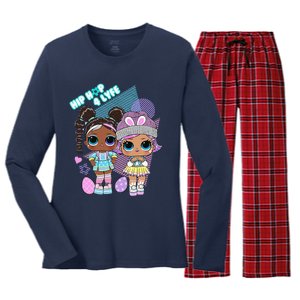 LOL Surprise Easter Hip Hop 4 Life Women's Long Sleeve Flannel Pajama Set 