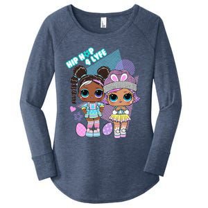 LOL Surprise Easter Hip Hop 4 Life Women's Perfect Tri Tunic Long Sleeve Shirt