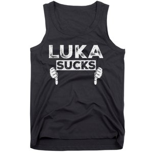 Luka Sucks Funny Sports Design Tank Top