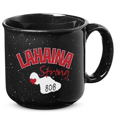 Lahaina Strong Fire Maui Wildfire Charity Lahaina Support 15oz Campfire Ceramic Mug