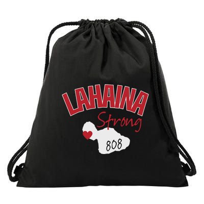 Lahaina Strong Fire Maui Wildfire Charity Lahaina Support Drawstring Bag