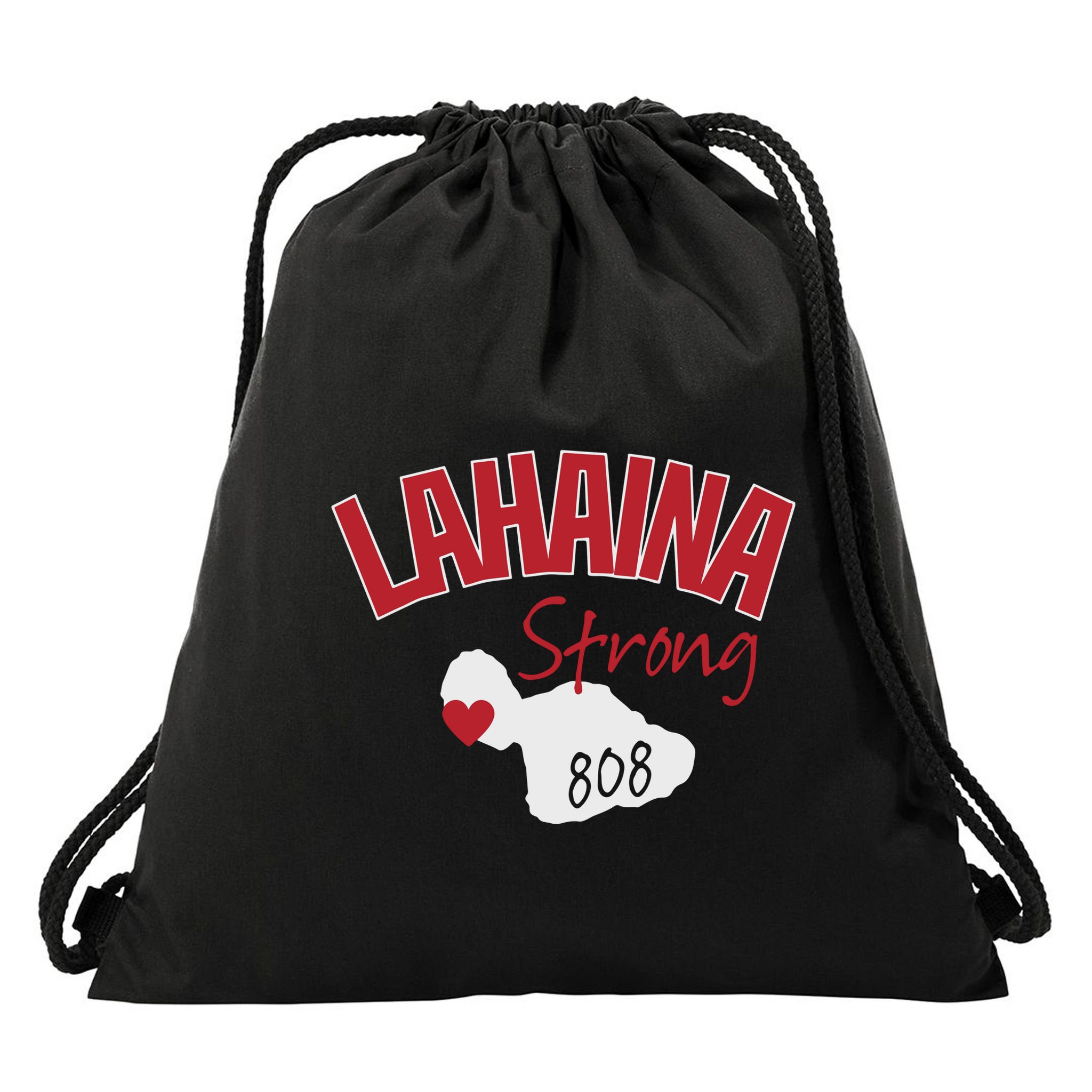 Lahaina Strong Fire Maui Wildfire Charity Lahaina Support Drawstring Bag