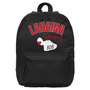 Lahaina Strong Fire Maui Wildfire Charity Lahaina Support 16 in Basic Backpack