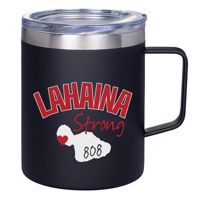 Lahaina Strong Fire Maui Wildfire Charity Lahaina Support 12oz Stainless Steel Coffee Mug