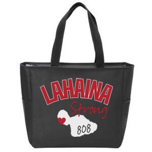 Lahaina Strong Fire Maui Wildfire Charity Lahaina Support Zip Tote Bag